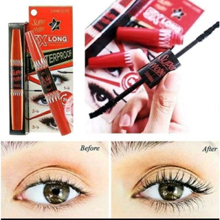 Mascara Supper 5x long Chuốt Mi 2 Đầu sivana Nội địa thái