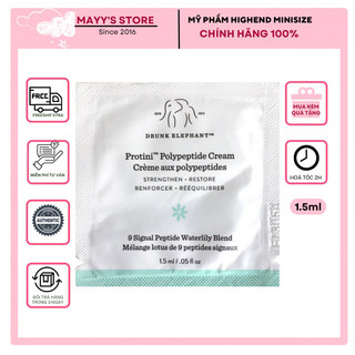 Sample -Kem dưỡng Drunk Elephant Protini Polypeptide Cream 1.5'ml