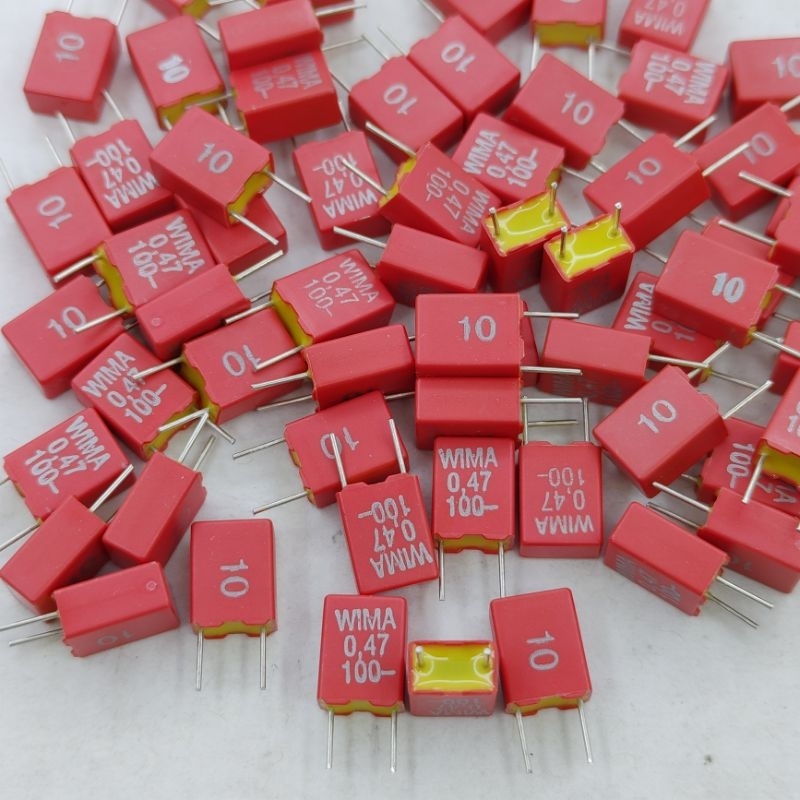 Tụ Wima 0.47uF, 470nF, 470n, 474 63v/100v MKS2