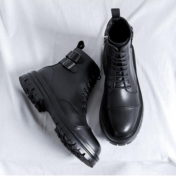 Giày Boot Nam Cổ Cao Khóa Kéo GN395 - GN368