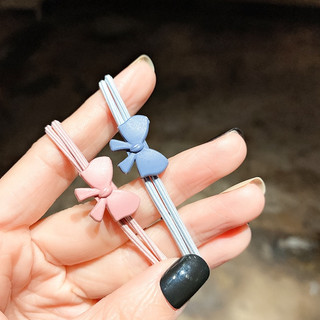 Dây Chun Buộc Tóc Nơ Pastel / Móc Khóa Mini