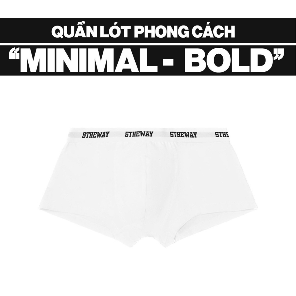 5THEWAY® TRUNK UNDERWEAR™ in WHITE aka Quần Lót Nam Trắng