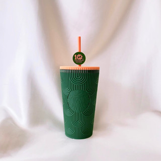   STARBUCKS VN  - LY NHỰA VIETNAM 10th ANNIVERSARY SOREN GREEN COLD CUP 16oz 