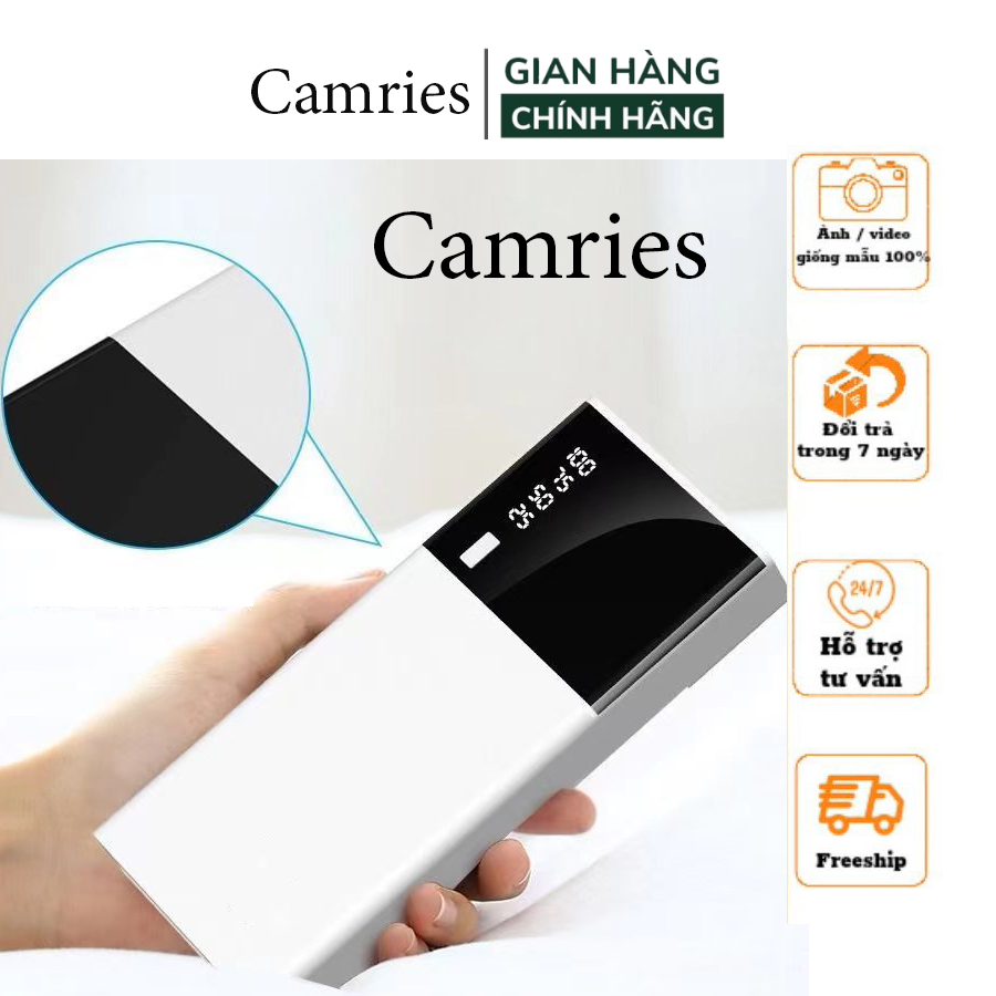 Sạc dự phòng 30000mah sạc nhanh dùng cho smatphone/ipad.Chính hãng-camries