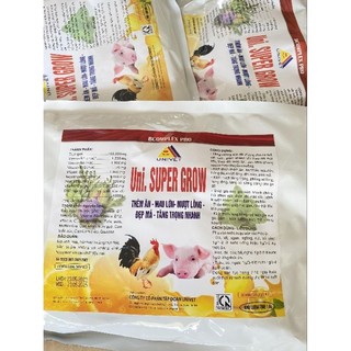 1kg SUPER GROW kích thích thèm ăn, mượt lông,đẹp mã,nặng cân,nhanh lớn dùng cho trâu,bò,lợn,gà,ngan,vịt, dê,thỏ