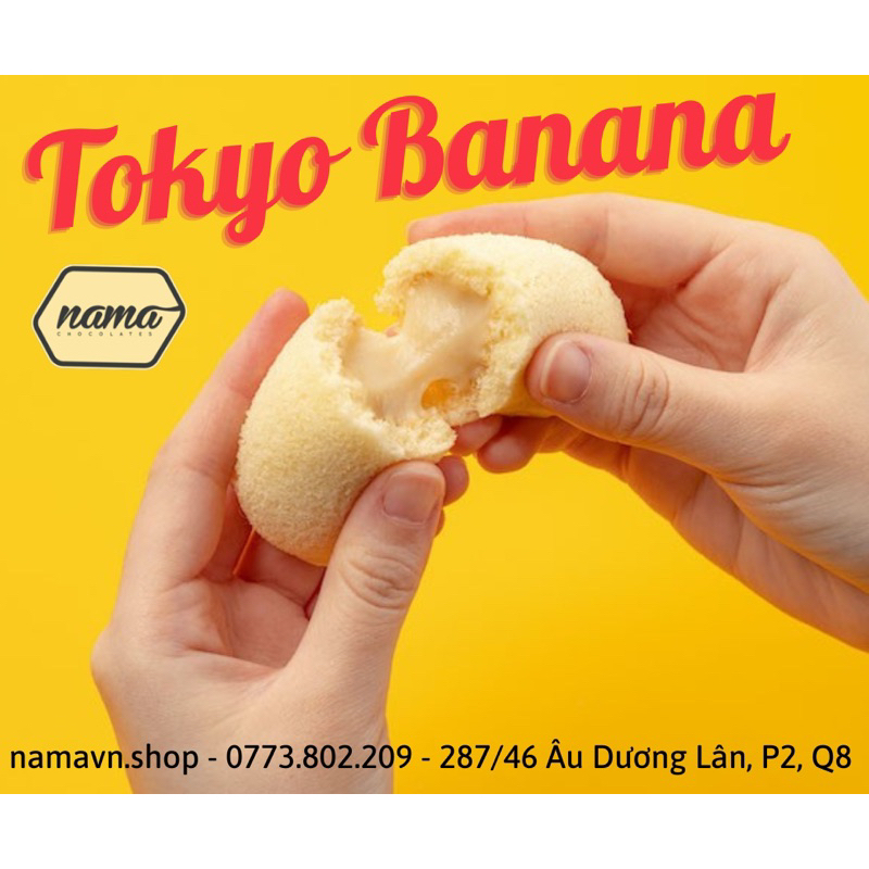 Tokyo Banana - Bánh bông lan chuối tươi