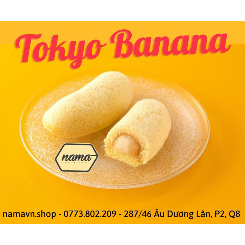 Tokyo Banana - Bánh bông lan chuối tươi