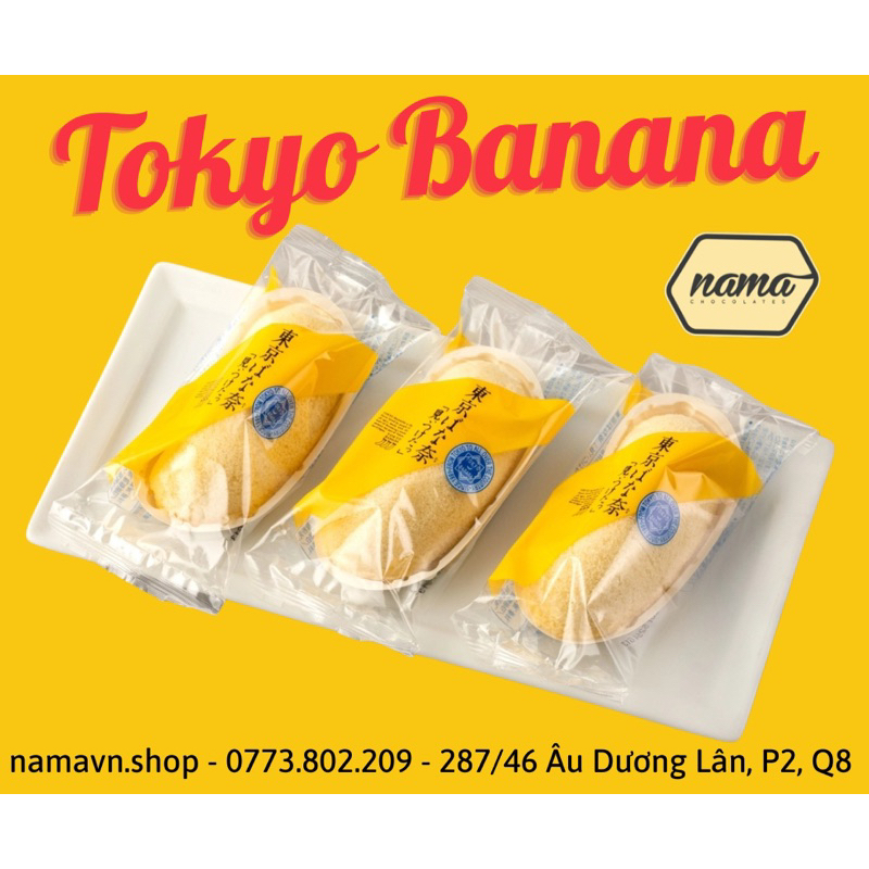 Tokyo Banana - Bánh bông lan chuối tươi