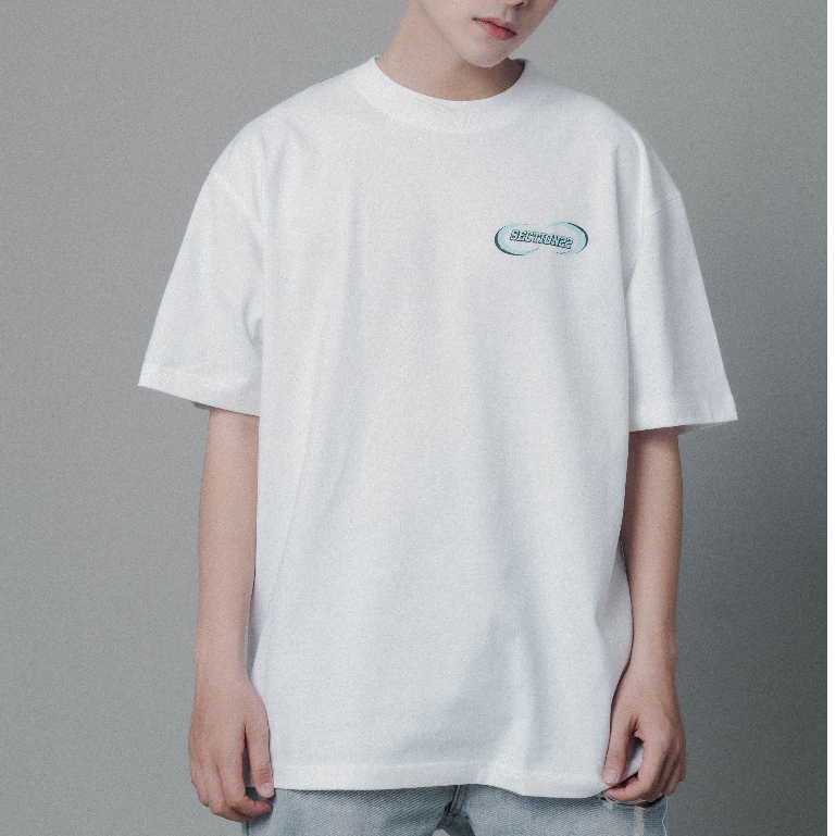 Áo thun oversize Nam/Nữ Section22 ( We made it for U ) - Trắng