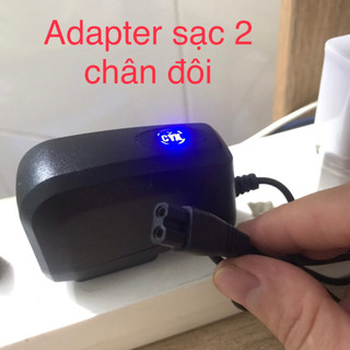 Cục sạc pin chân dẹp đôi nhỏ , chân sạc 2 chấu nhỏ dùng để sạc cho đèn pin, đèn tích điện, đèn đội đầu