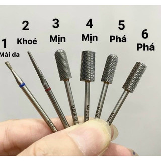 Đầu mài móng Mỹ , đầu mài titan , đầu mài mịn đầu mài phá đầu mài khoé đầu mài da USA