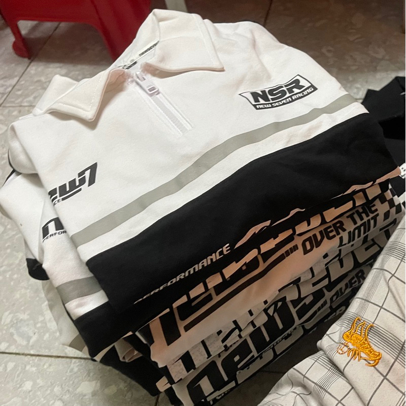 Áp thun polo xịn dây kéo sale