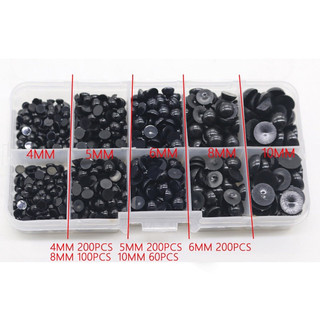 Hộp mắt thú dán đen 500cái đủ size
