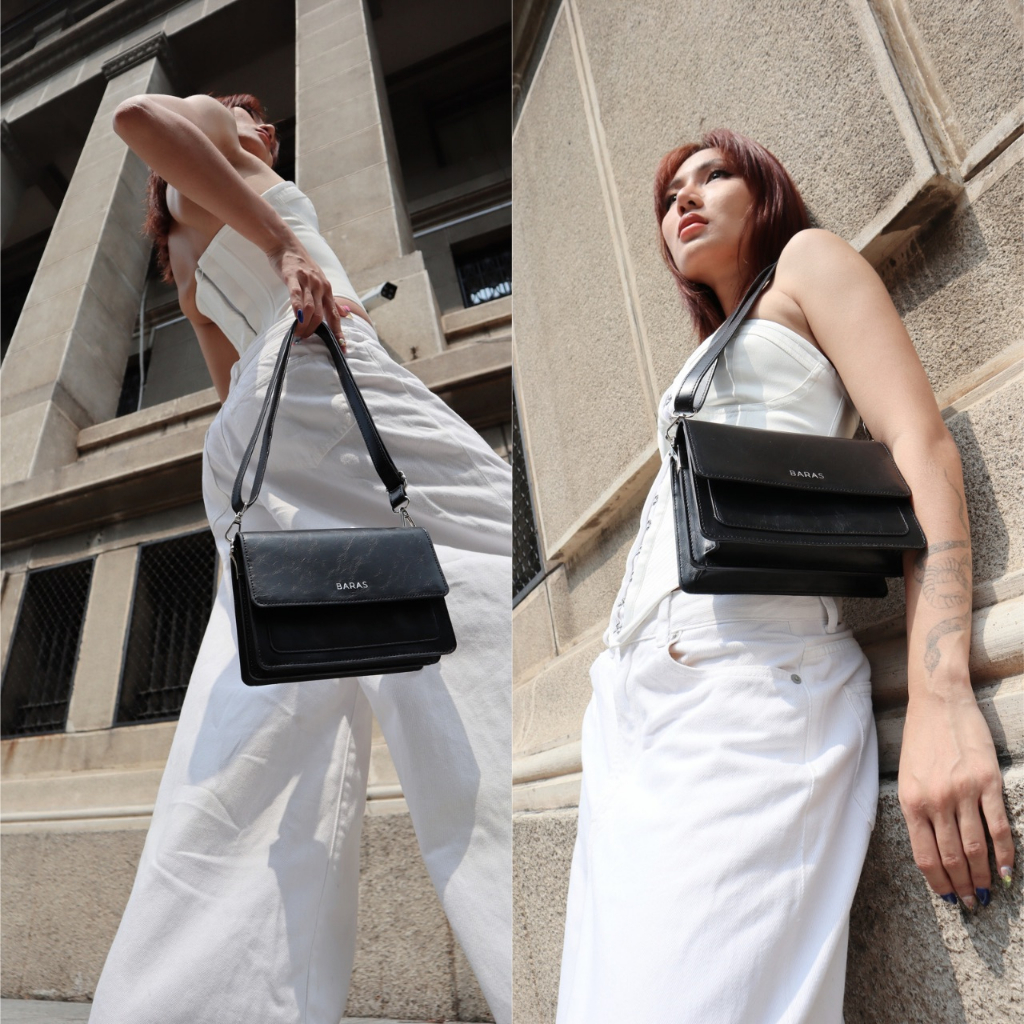 Túi đeo chéo da nữ Clake Bag - BARAS VIETNAM