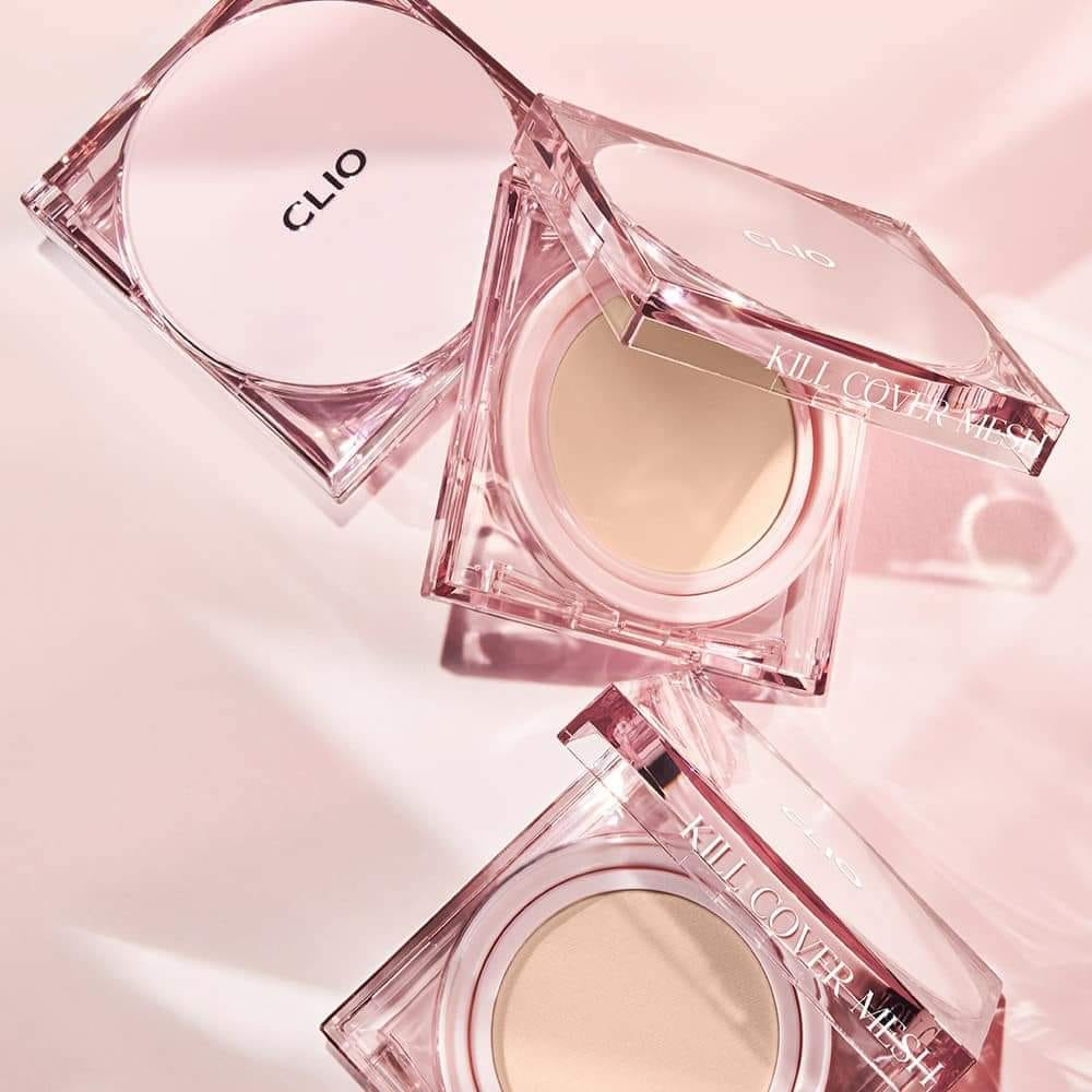 Phấn Nước Che Phủ Căng Mướt Da CLIO Kill Cover Mesh Glow Cushion SPF50 [Kèm Lõi Thay Thế]