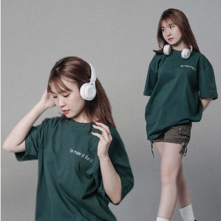 Áo thun oversize Nam/Nữ Section22 ( We made it for U ) - Xanh lá