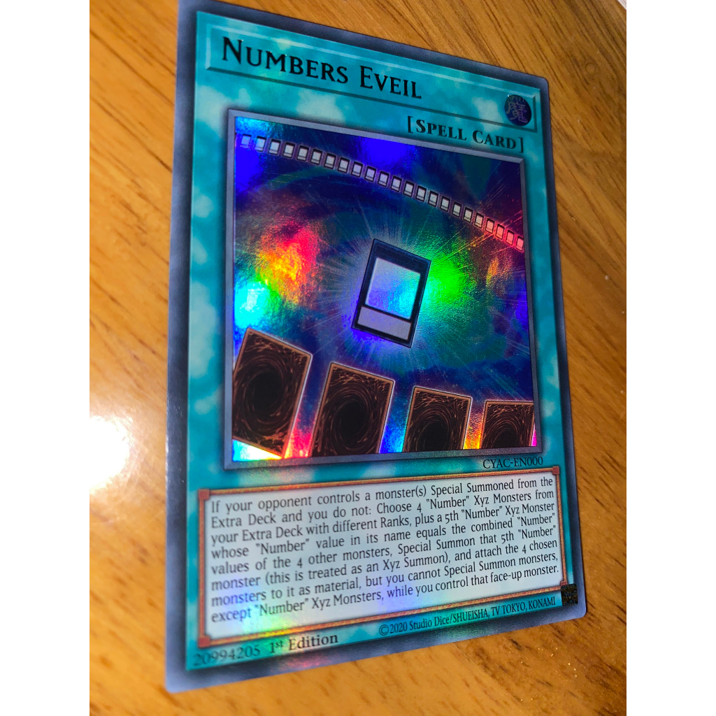 Numbers Eveil - CYAC-EN000 - Ultra Rare US 1st Edition