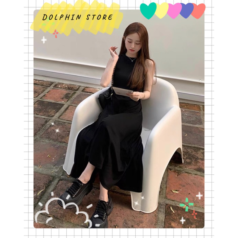 BIGSIZE Đầm đen bigsize - đầm đen dài bigsize
