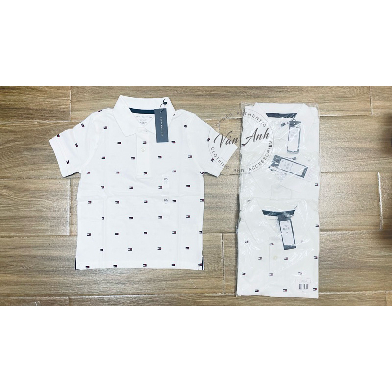 Áo polo Tom my logo nhí