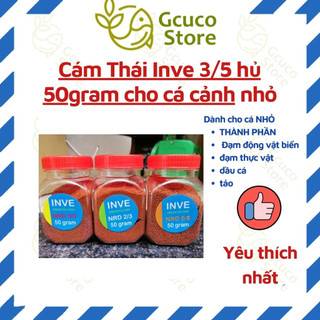 Cám Thái Inve 3/5 hủ 50gram (cho cá nhỏ)
