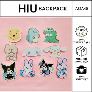 Ghim cài balo, sticker, huy hiệu cài balo, ghim cài áo, ghim cài trang trí - A31 - A40