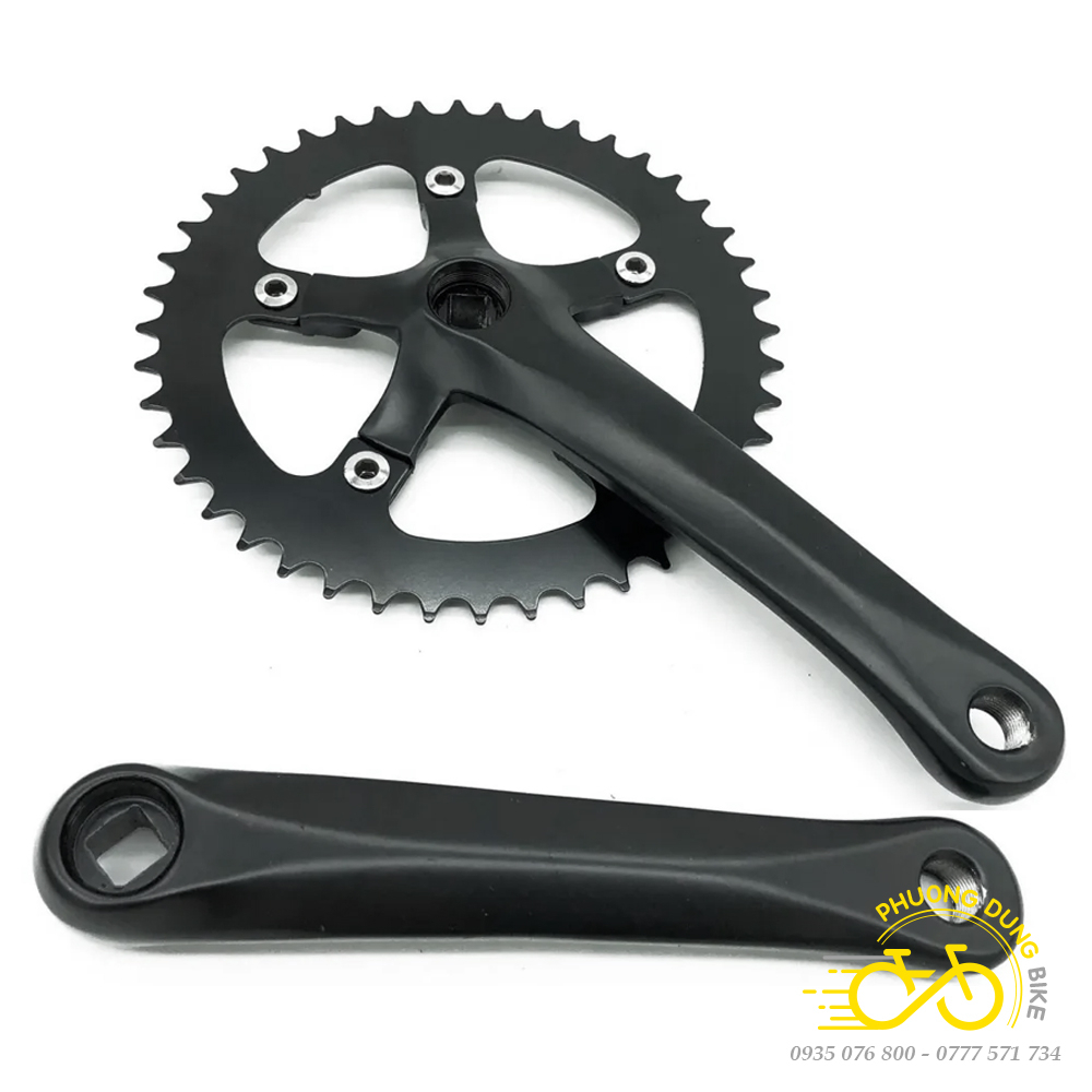 Đùi đĩa  xe đạp 1 tầng cơ bản 5 chấu Fixed Gear 44T