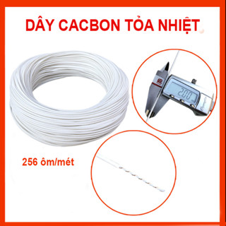 [sẵn SLL] 1M Dây tạo nhiệt cacbon silicon dây sưởi ấm thú cưng dây cacbon thay thế máy ấp trứng dây sưởi thú cưng bò sát
