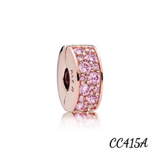 CHARM PAN ALE CLIP KHOÁ CHẶN VÀNG HỒNG ROSE GOLD HÀNG CAO CẤP