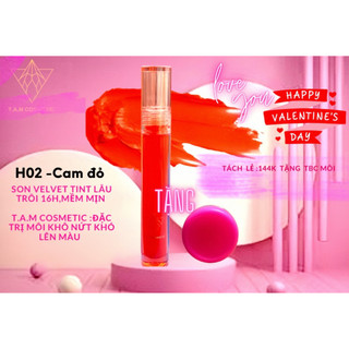 [H02 CAM ĐỎ] Son TAM Màu CAM ĐỎ Full Size