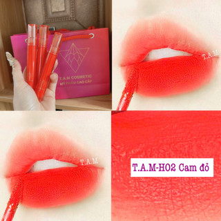 [H02 CAM ĐỎ] Son TAM Màu CAM ĐỎ Full Size