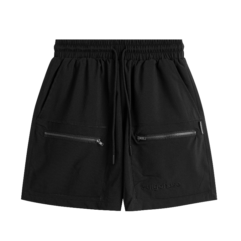 Quần Short Unisex SAIGONESE Vải Dù Quần Đùi Nam Nữ