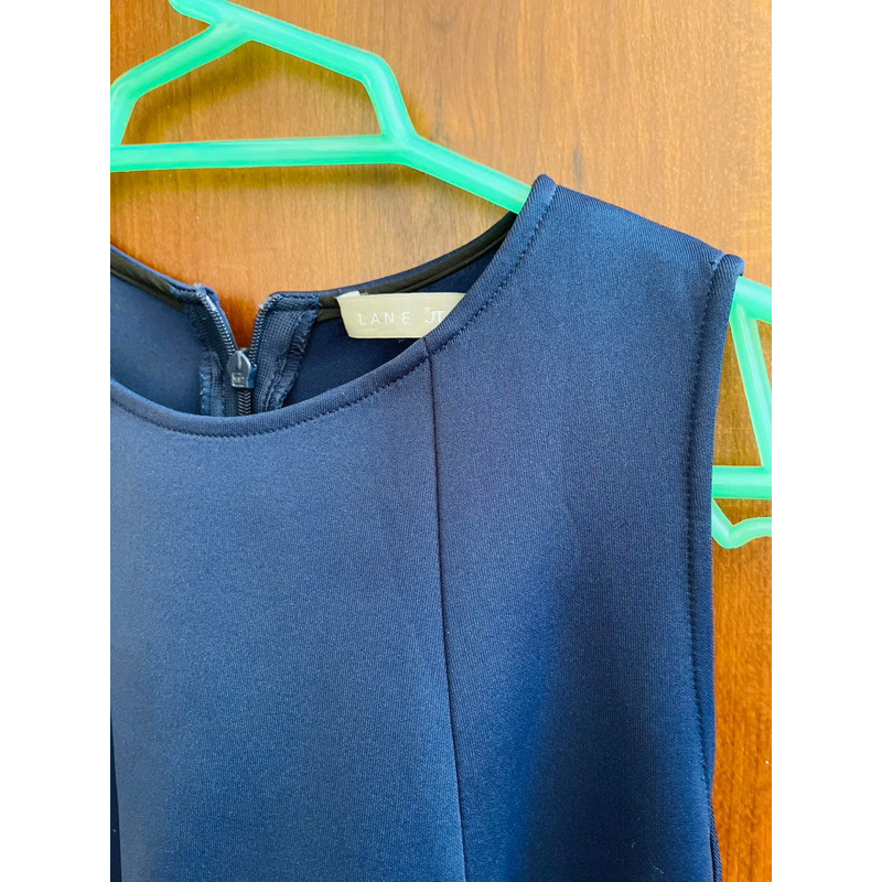 Váy lane jt chính hãng xanh navy size M