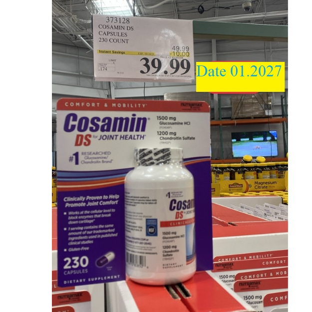 Bổ khớp cosamin 230 viên thóai hóa xương khớp glucosamin cosamin ds nutramax của Mỹ