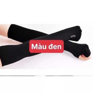 ỐNG TAY CHỐNG NẮNG XỎ NGÓN LET'S SLIM HÀN QUỐC Chính Hãng,Chống Tia UV, Vải Dày Dặn, Co Giãn