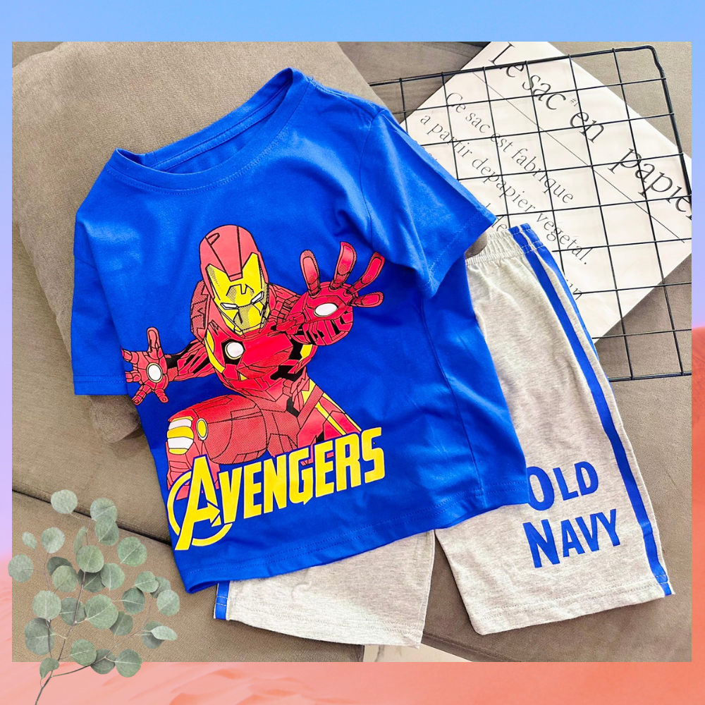 Đồ Bộ Bé Trai 12kg-38kg Thun Cotton Co Giãn 4 Chiều Mềm Mịn Mát Hút Mồ Hôi.1656