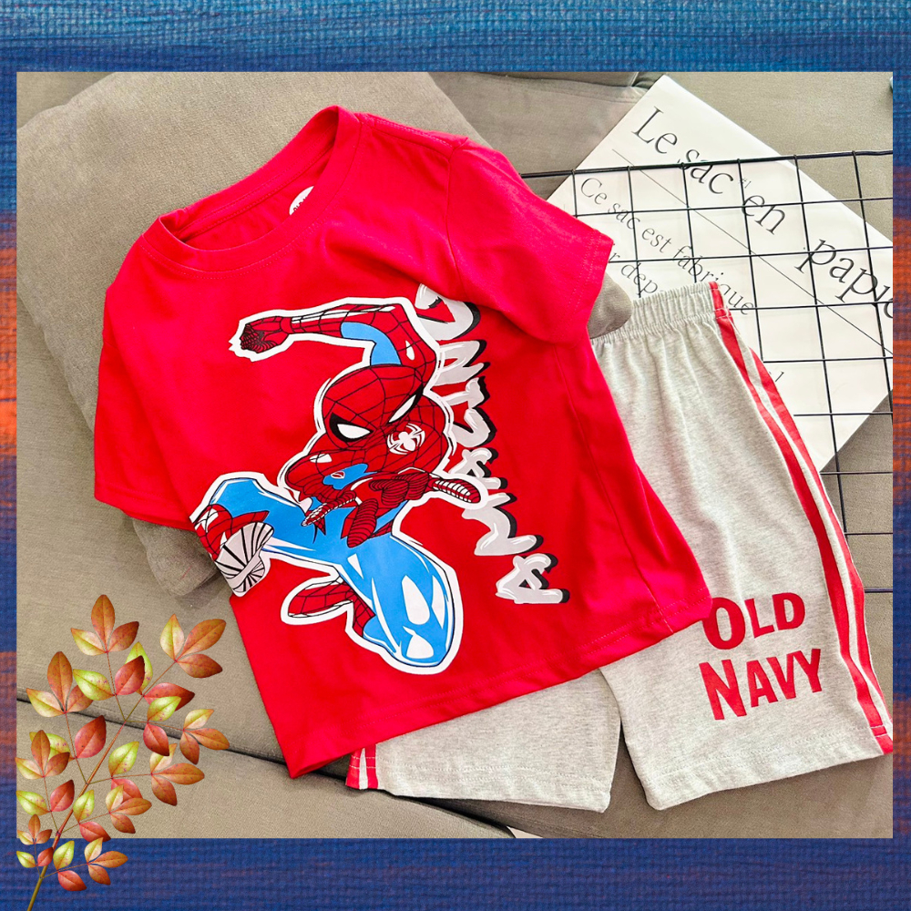 Đồ Bộ Bé Trai 12kg-38kg Thun Cotton Co Giãn 4 Chiều Mềm Mịn Mát Hút Mồ Hôi.1656