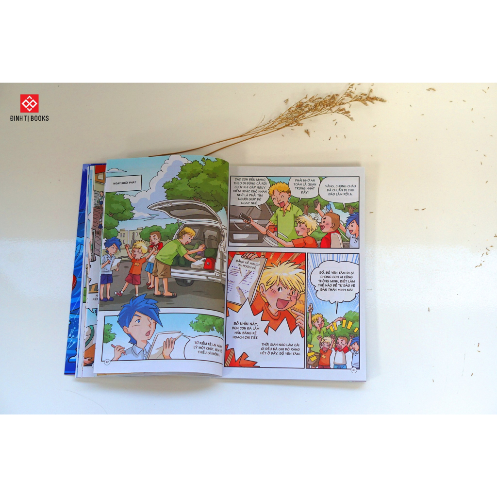 Sách thiếu nhi - Thoát nạn trong tích tắc (Combo 3 chủ đề)