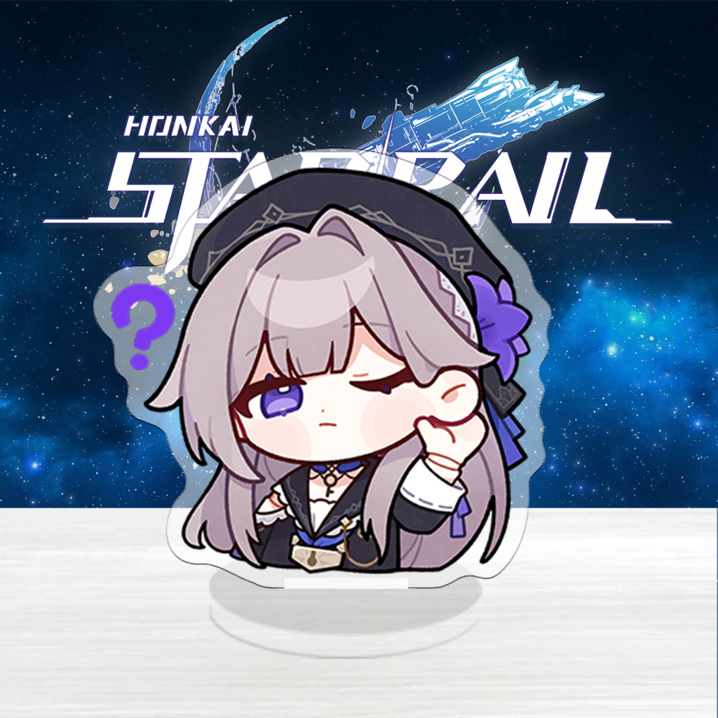 Standee Honkai Star Rail, mô hình Seele, Bronya, JingYuan, Kafka, Blade, Himeko, Bailu và các nhân vật khác
