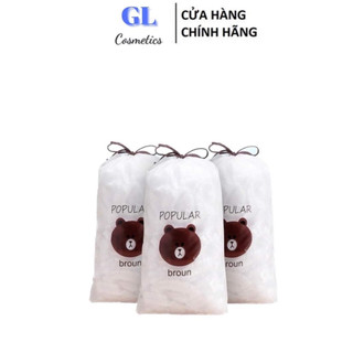 Set 100 màng bọc thực phẩm có túi đựng hình gấu