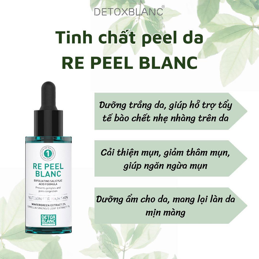 Combo Serum Re Peel & B5 tặng sữa rửa mặt - Peel da tại nhà không bong tróc cho da mụn, nám, sạm - Dưỡng trắng căng mịn