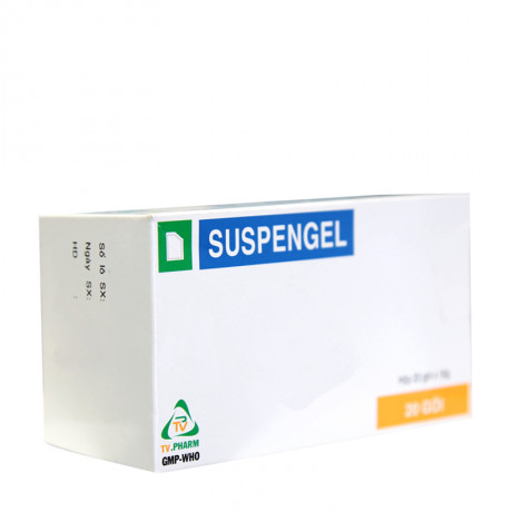 Suspengel giúp giảm nhanh trào ngược, đầy hơi, khó tiêu (Hộp 20 gói )