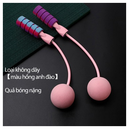 Dây nhảy không dây bóng to có dây thay thế tập luyện tại nhà giúp vóc dáng săn chắc cân đối1