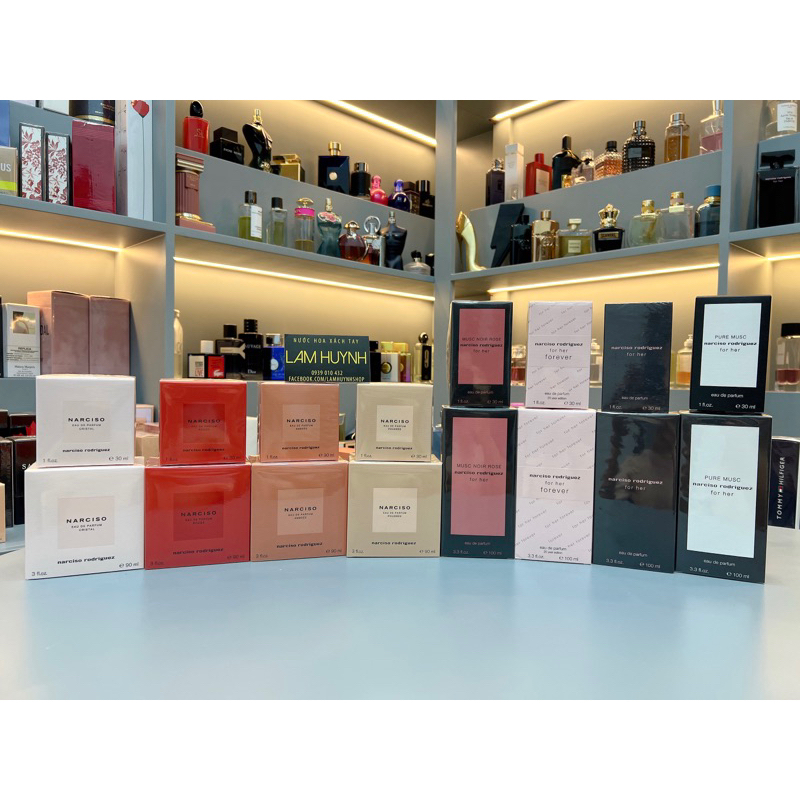 Nước Hoa NARCISO for her MUSC NOIR ROSE 5ml - 10ml