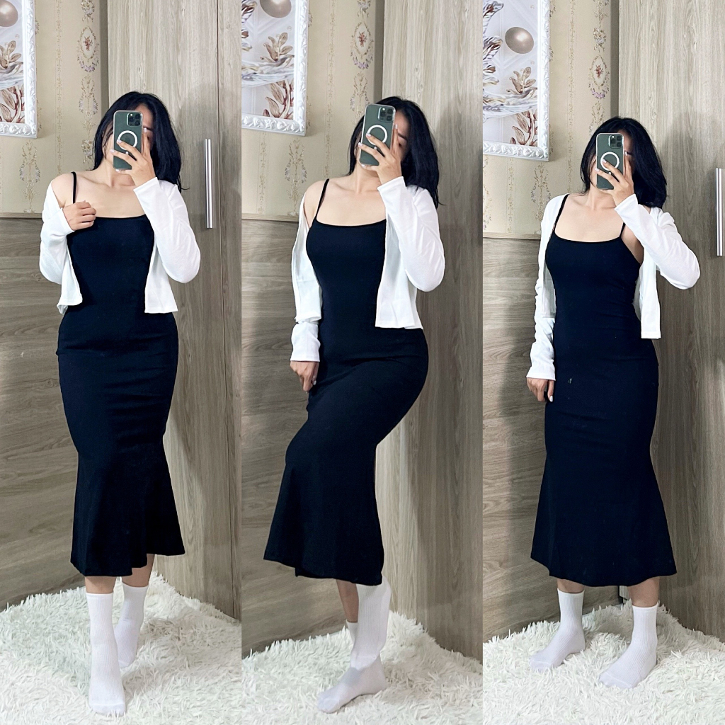 Set đầm đuôi cá kèm áo bigsize trẻ trung dịu dàng phong cách hàn quốc,Set váy ôm kèm áo bigsize