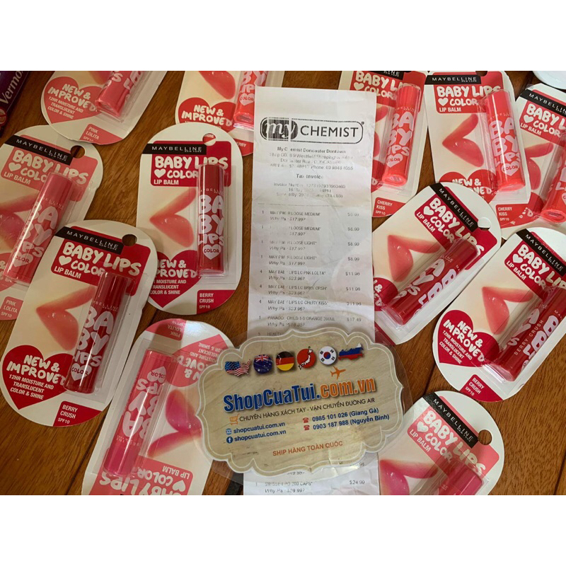 💄SON DƯỠNG ẨM CÓ MÀU baby lips maybeline siêu đẹp 🍒