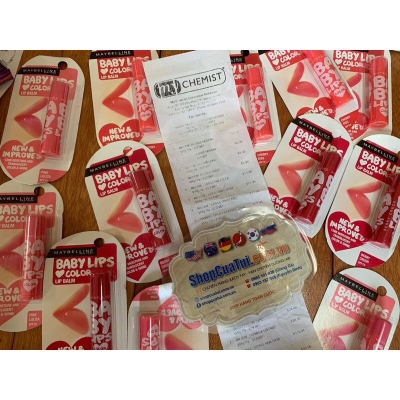 💄SON DƯỠNG ẨM CÓ MÀU baby lips maybeline siêu đẹp 🍒
