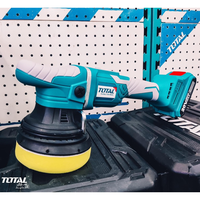 TOTAL Máy đánh bóng lệch tâm dùng pin 20V TAPLI2002