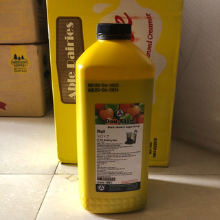 Siro syup đường đen douxian can 2.5kg