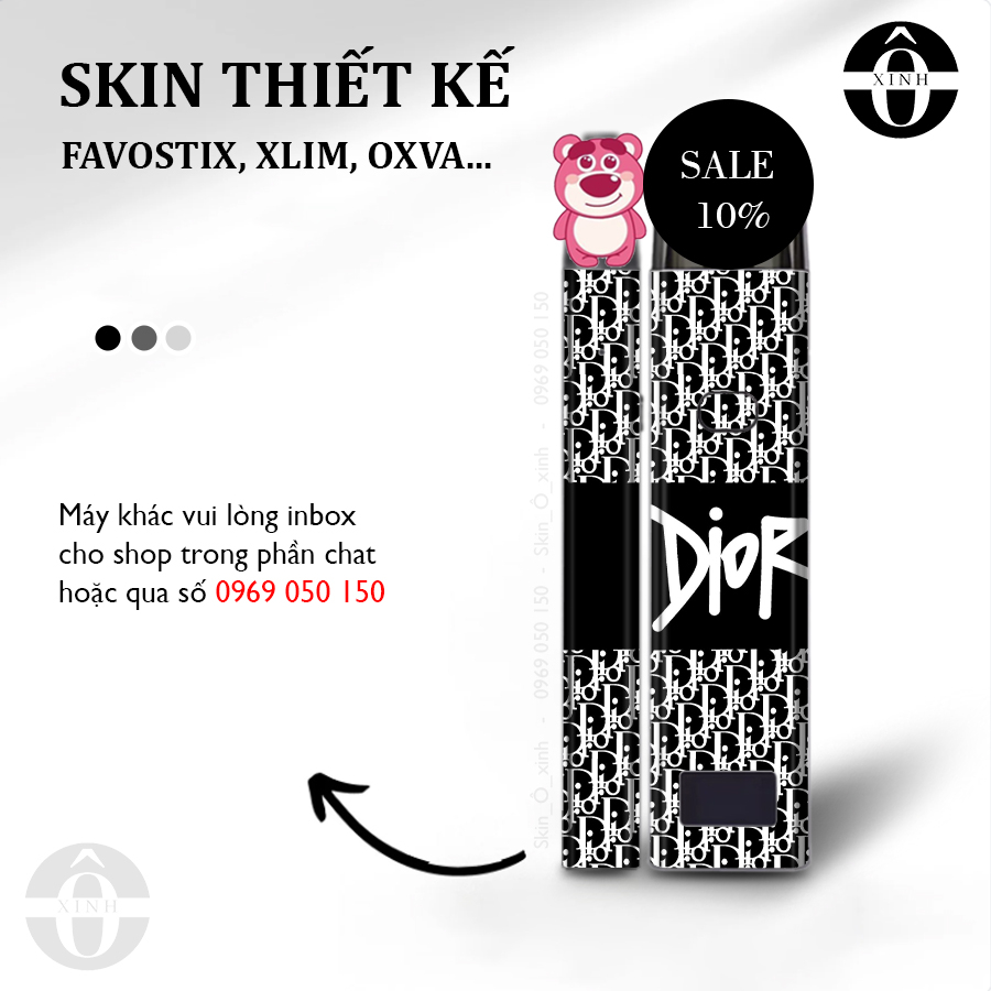 Miếng dán skin cho xlim / favostix / riil x / feelin / avocado / origin...in hình Di_or nhiều mẫu thiết kế cực đẹp