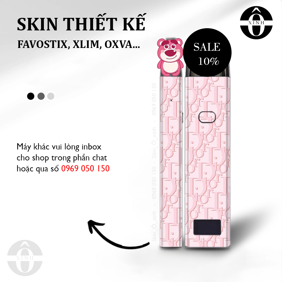 Miếng dán skin cho xlim / favostix / riil x / feelin / avocado / origin...in hình Di_or nhiều mẫu thiết kế cực đẹp